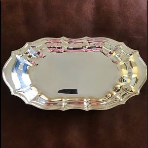 Oneida Silver Plate Oval Bread Serving Platter